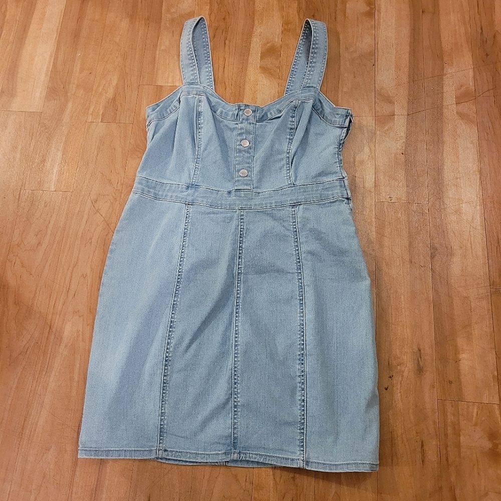 GUESS denim pencil jumper size XL
